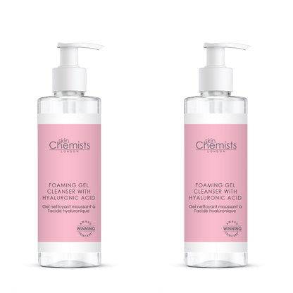 Foaming Gel Cleanser with Hyaluronic Acid 200ml x 2 Duo Pack