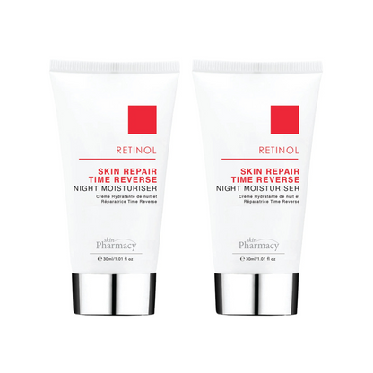 Retinol Skin Repair Time Reverse Night Moisturiser 30ml Twin Value Savings Pack