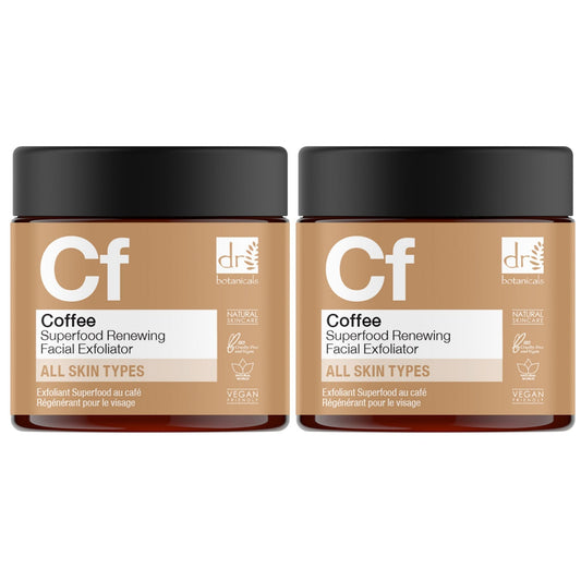 Advanced Coffee Superfood Renewing Facial Exfoliator 60ml x 2 Duo Pack