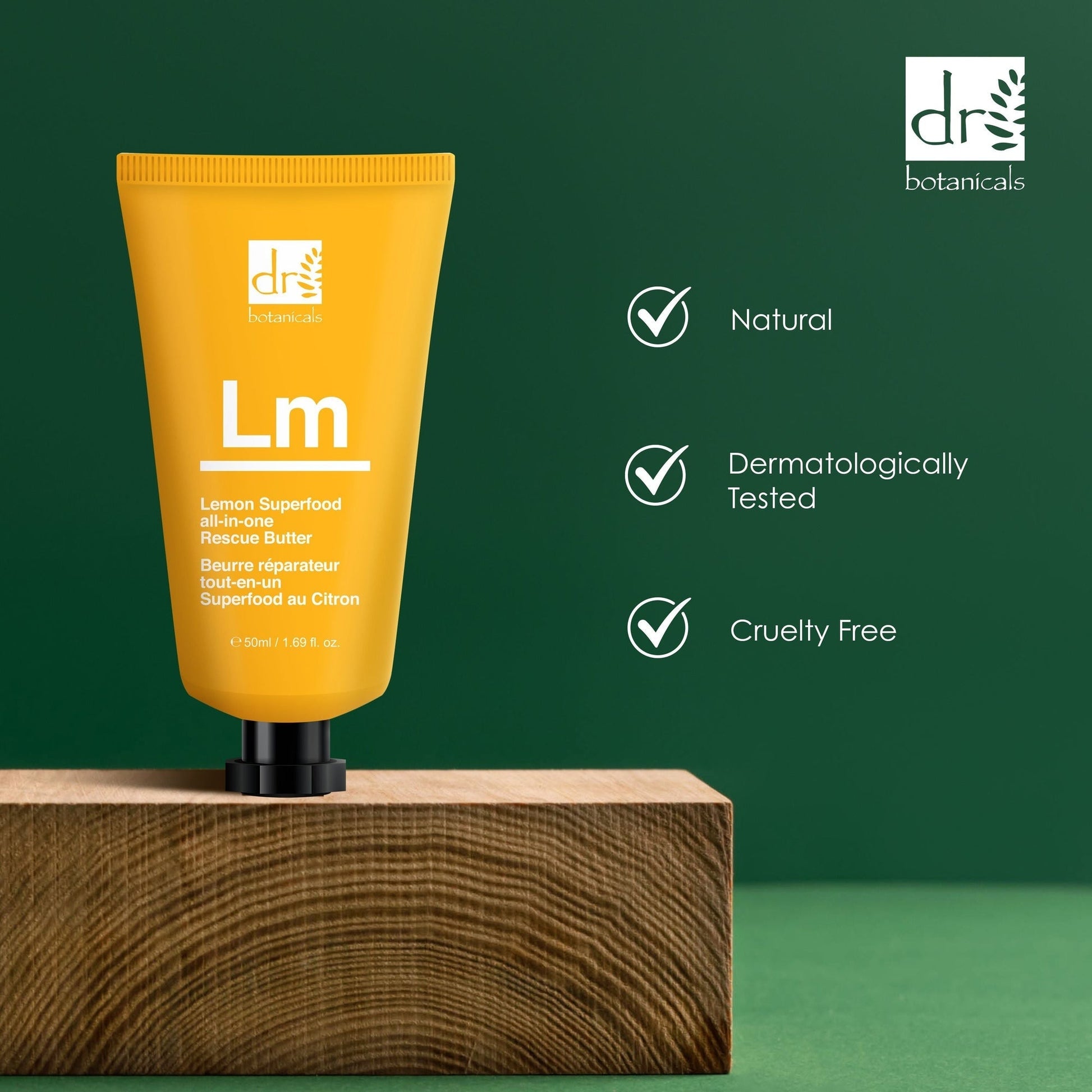 RDB102 Dr Botanicals Lemon Superfood All-In-One Rescue Butter 50ml