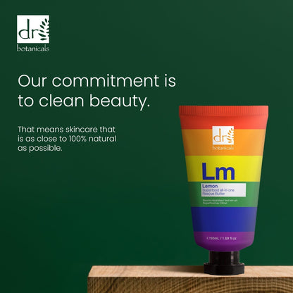 RDB110 Dr Botanicals Pride Edition Lemon Superfood All-In-One Rescue Butter 50ml