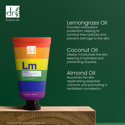 RDB110 Dr Botanicals Pride Edition Lemon Superfood All-In-One Rescue Butter 50ml