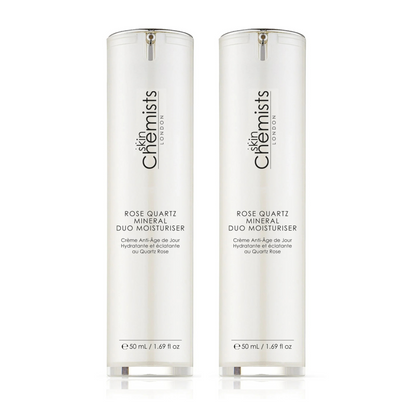 Rose Quartz Duo Moisturiser 50ml Twin Value Savings Pack