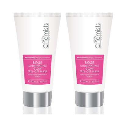Rose Illuminating Glow Peel Off Mask 50ml Twin Value Savings Pack