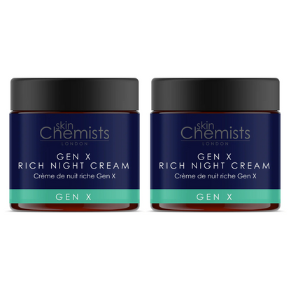 Gen X Rich Night Cream 60ml Twin Value Savings Pack