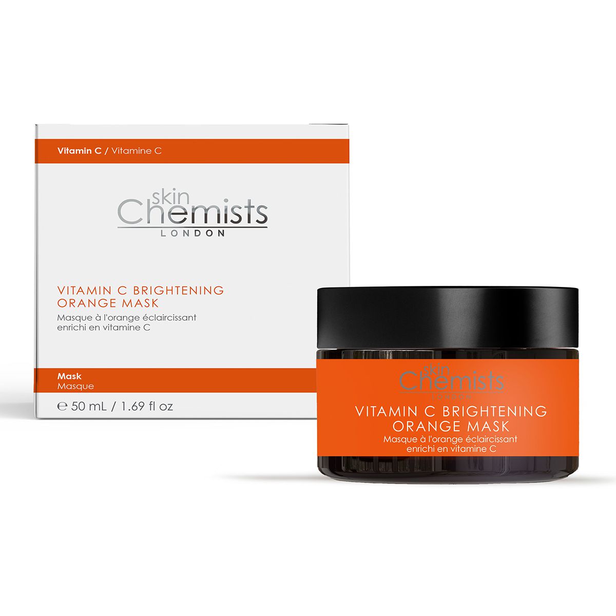 SC444 skinChemists Vitamin C Brightening Orange Mask 50ml