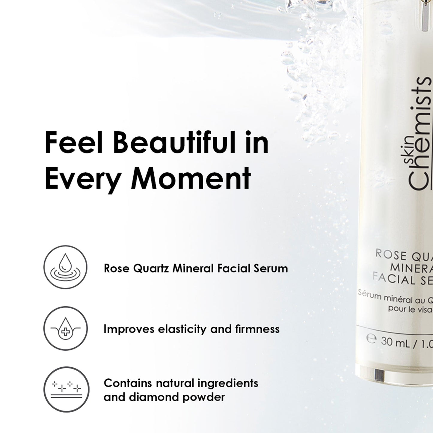 Anti-Ageing Rose Quartz Mineral Facial Serum 30ml