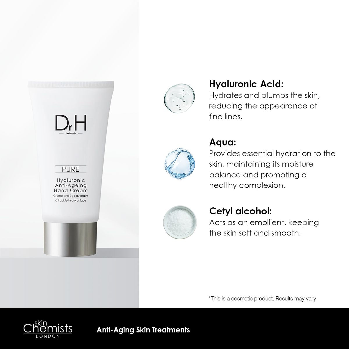 SC718 Dr H Hyaluronic Acid Hand Cream 50ml