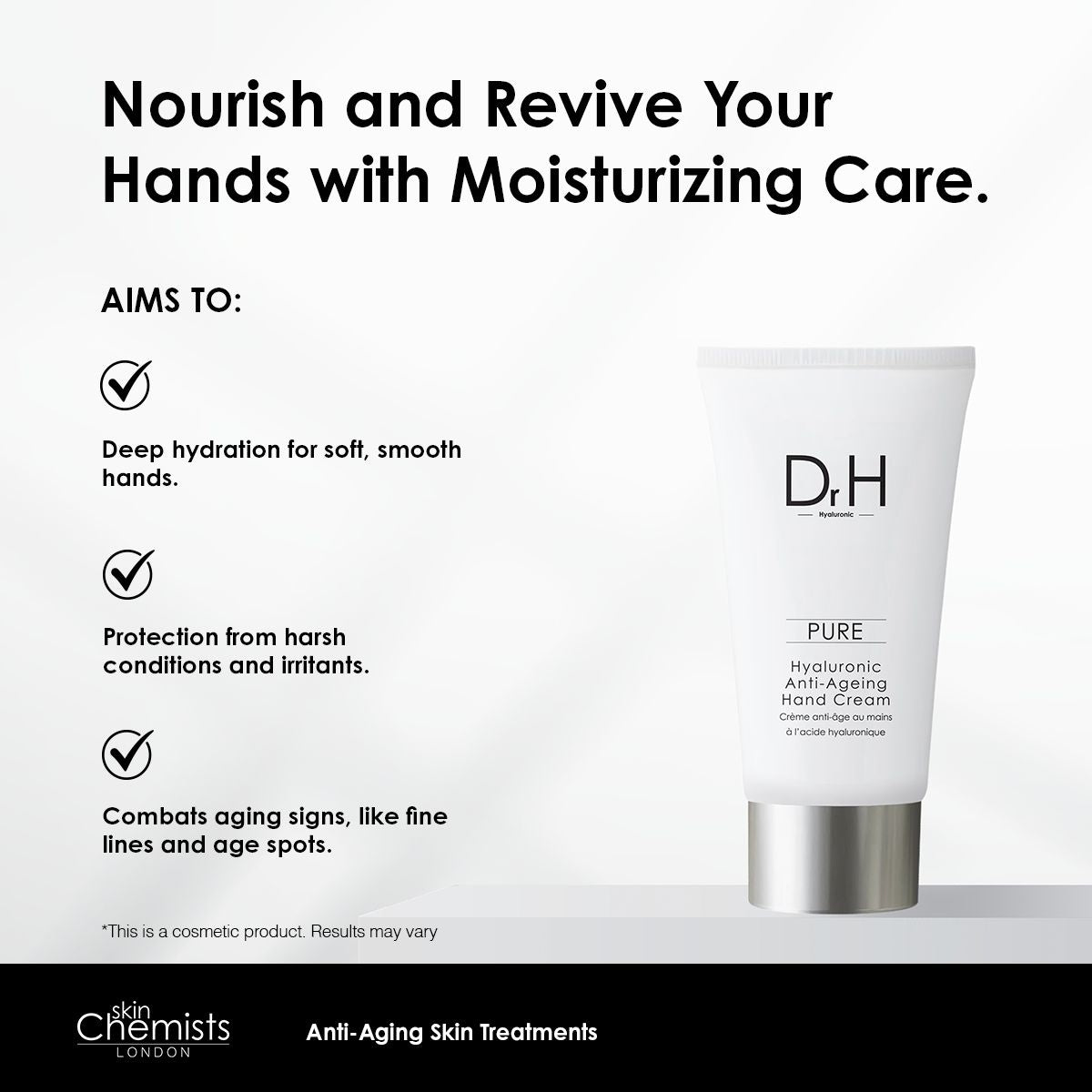 SC718 Dr H Hyaluronic Acid Hand Cream 50ml