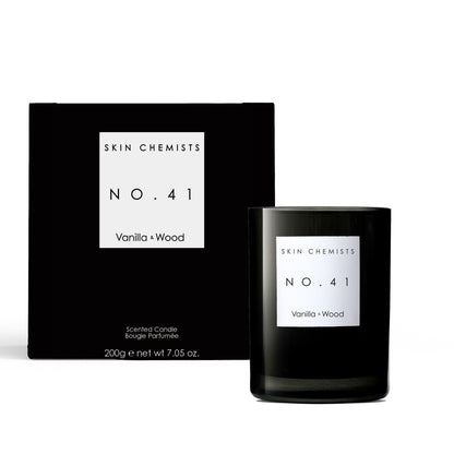 SC796 skinChemists No.41 Vanilla & Wood Candle 200g