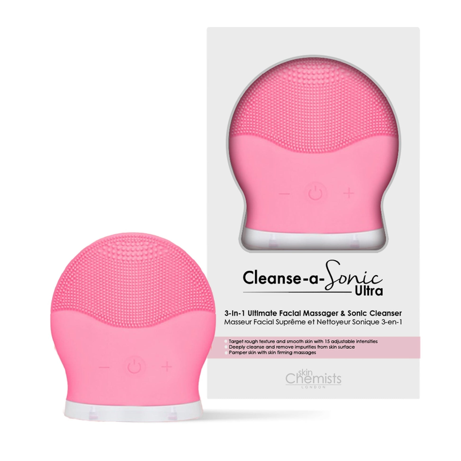 SC803 skinChemists Cleanse-A-Sonic Ultra Pink