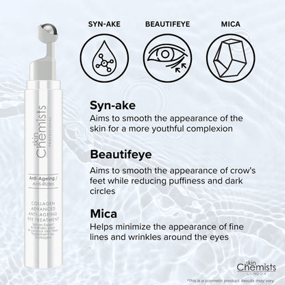 Collagen Advanced Anti-Ageing Eye Treatment 15ml x 2 Duo Pack