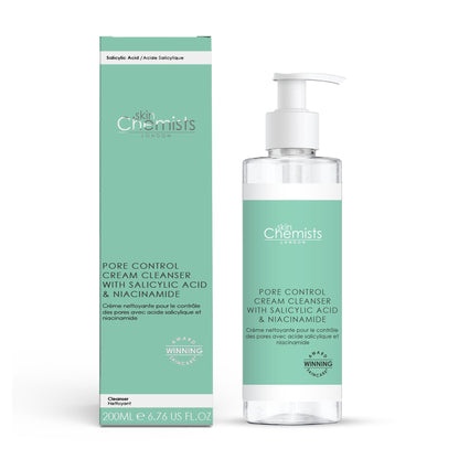 Pore Control Cream Cleanser with Salicylic Acid & Niacinamide 200ml