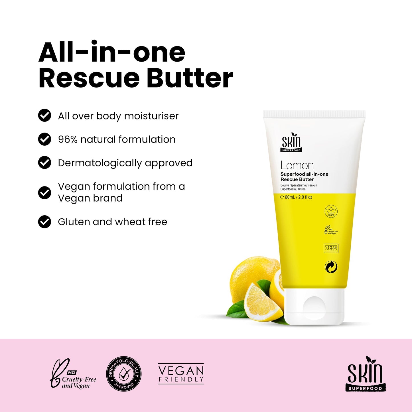 SF005 Skin Superfood Lemon Superfood Rescue Butter 60ml