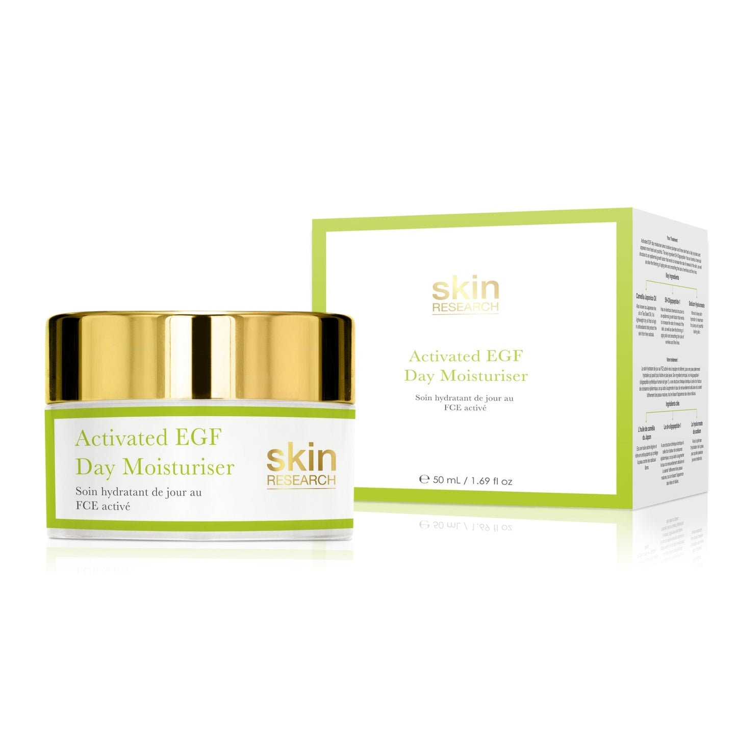 SR006 Skin Research Activated EGF Day Moisturiser 50ml