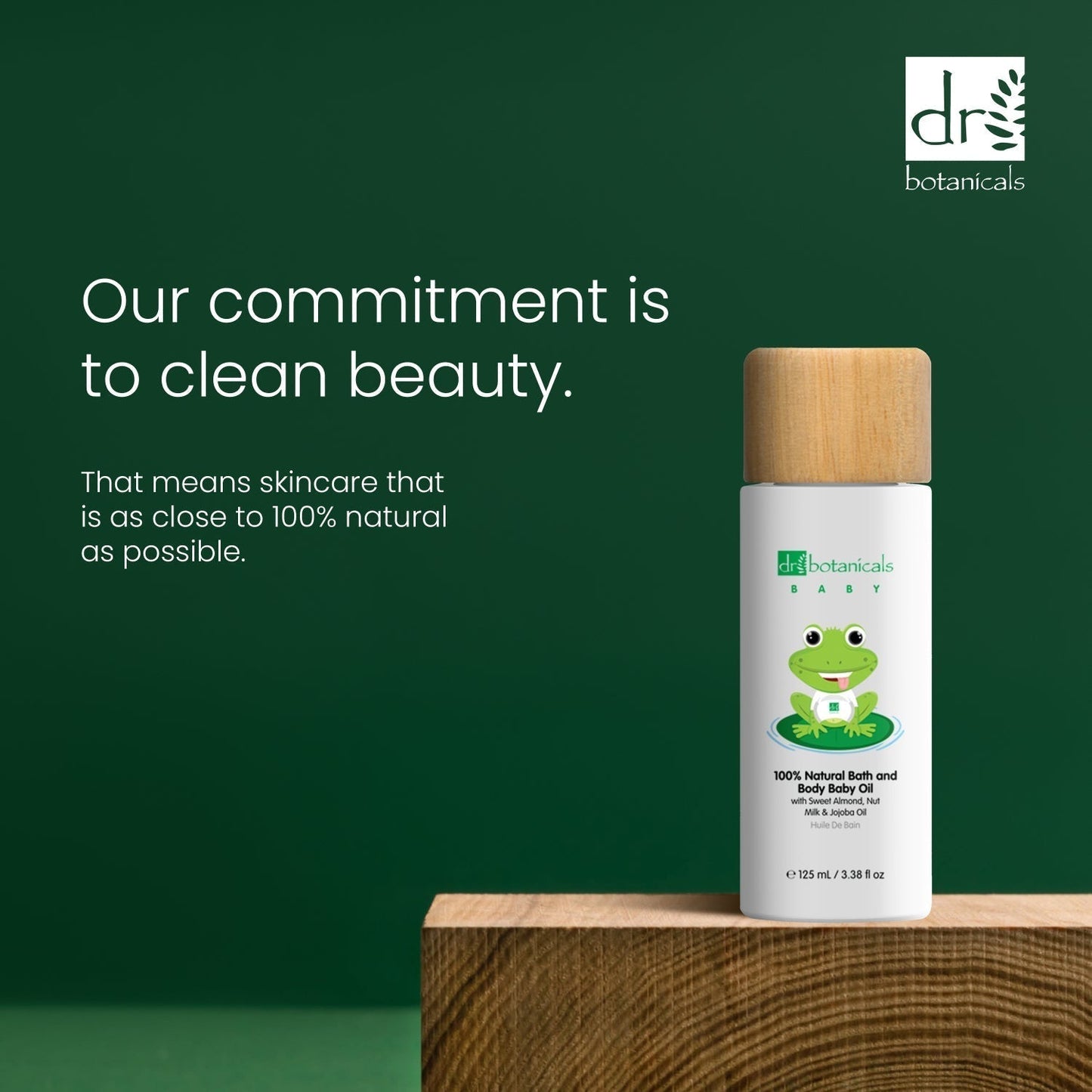 Dr Botanicals Jojoba Seed Oil Relaxing Baby Body Oil 125ml