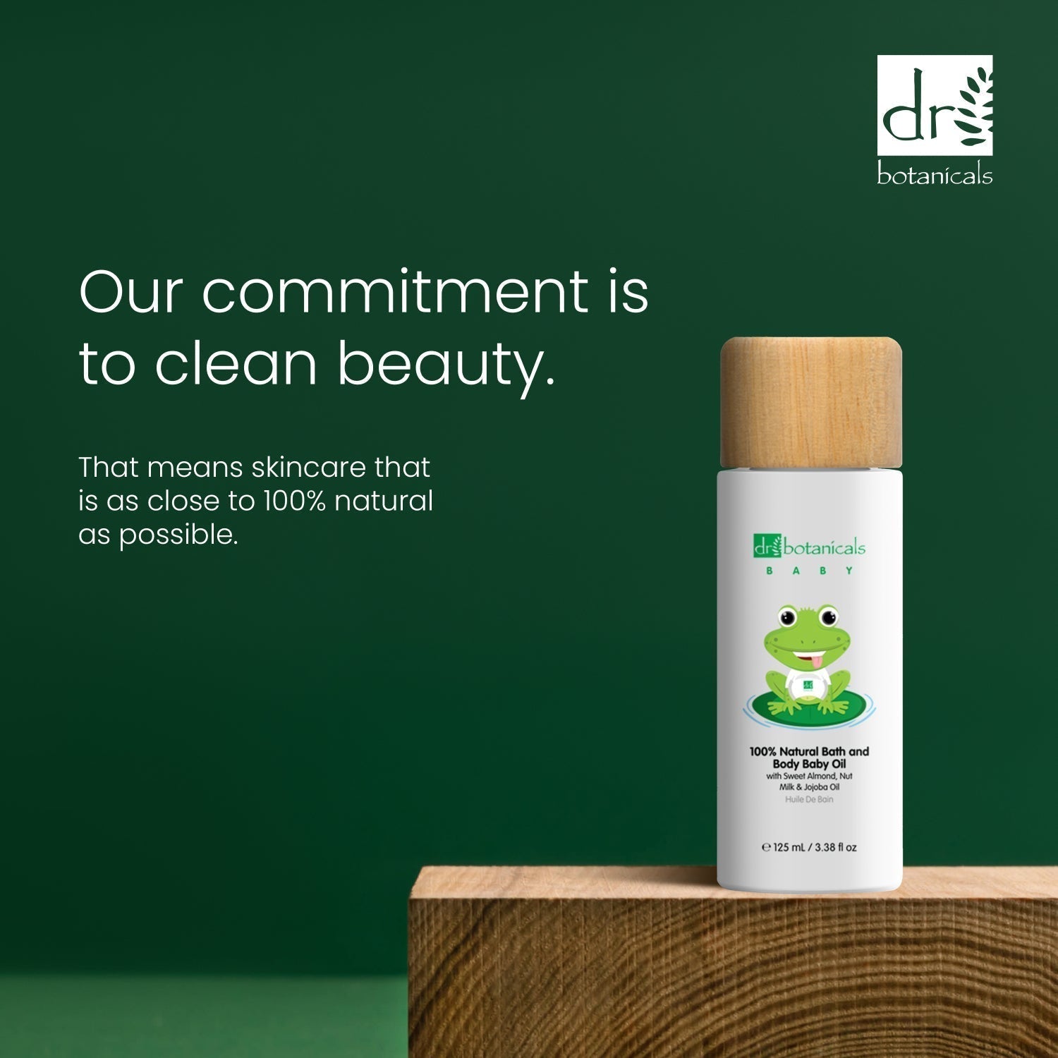 Dr Botanicals Jojoba Seed Oil Relaxing Baby Body Oil 125ml