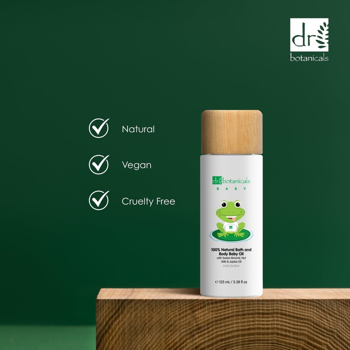 Dr Botanicals Jojoba Seed Oil Relaxing Baby Body Oil 125ml