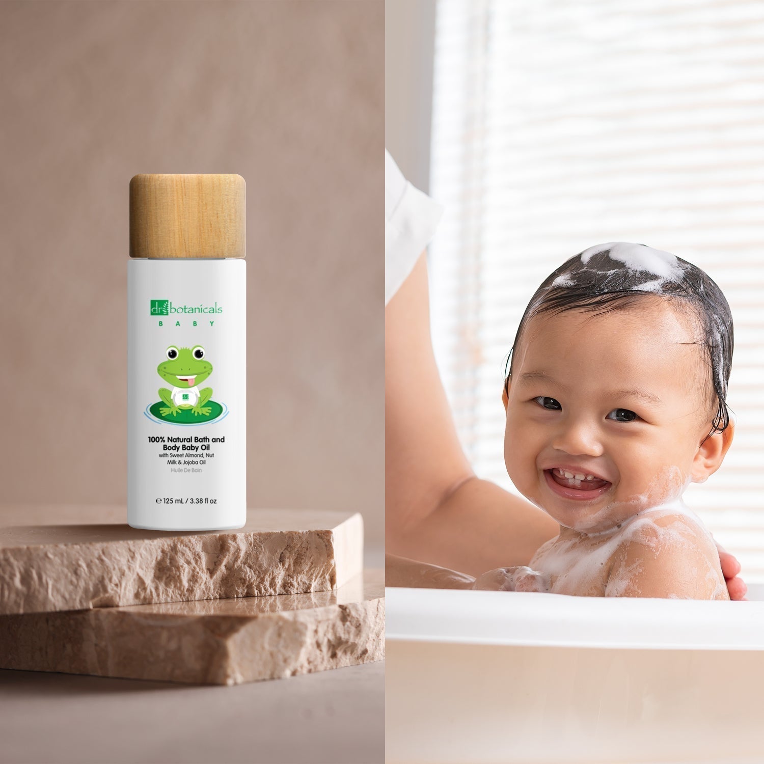 Dr Botanicals Jojoba Seed Oil Relaxing Baby Body Oil 125ml