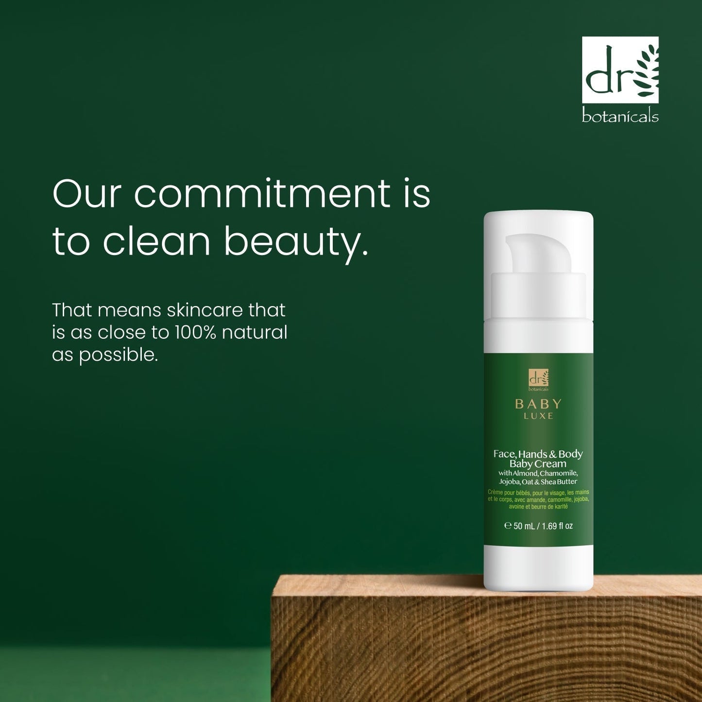 Dr Botanicals Baby Lux Face, Hands & Body Baby Cream 50ml