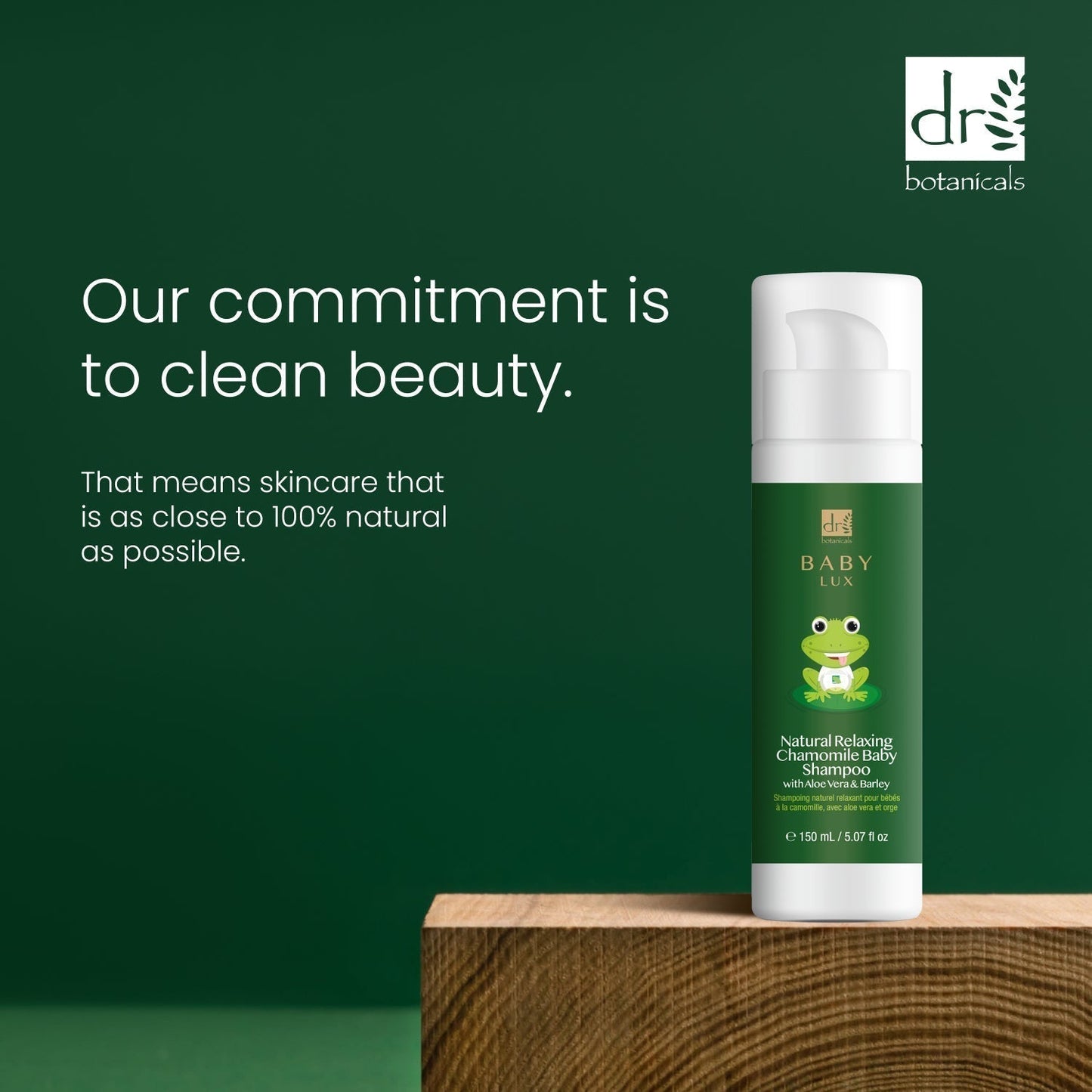 Dr Botanicals Baby Lux Natural Relaxing Chamomile Baby Shampoo 150ml