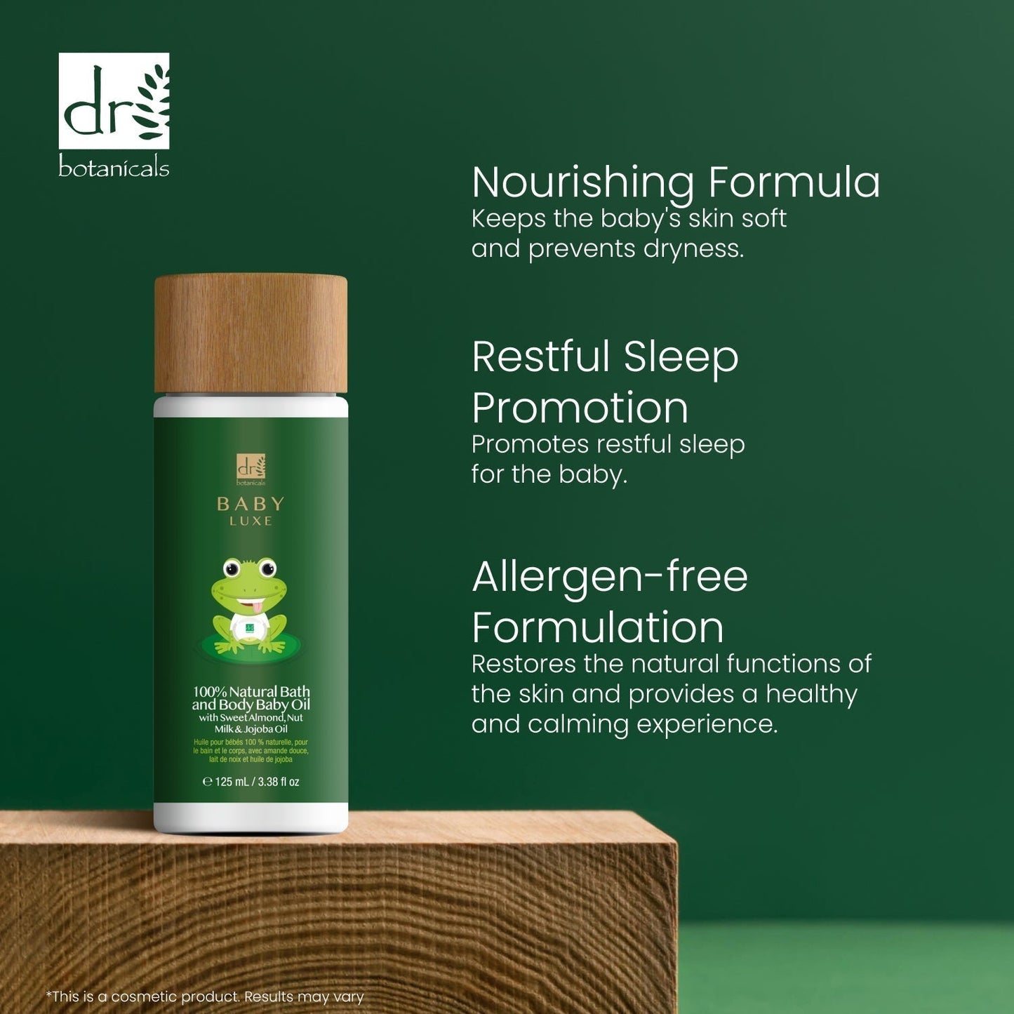 Dr Botanicals Baby Lux Jojoba Seed Oil Relaxing Baby Body Oil 125ml