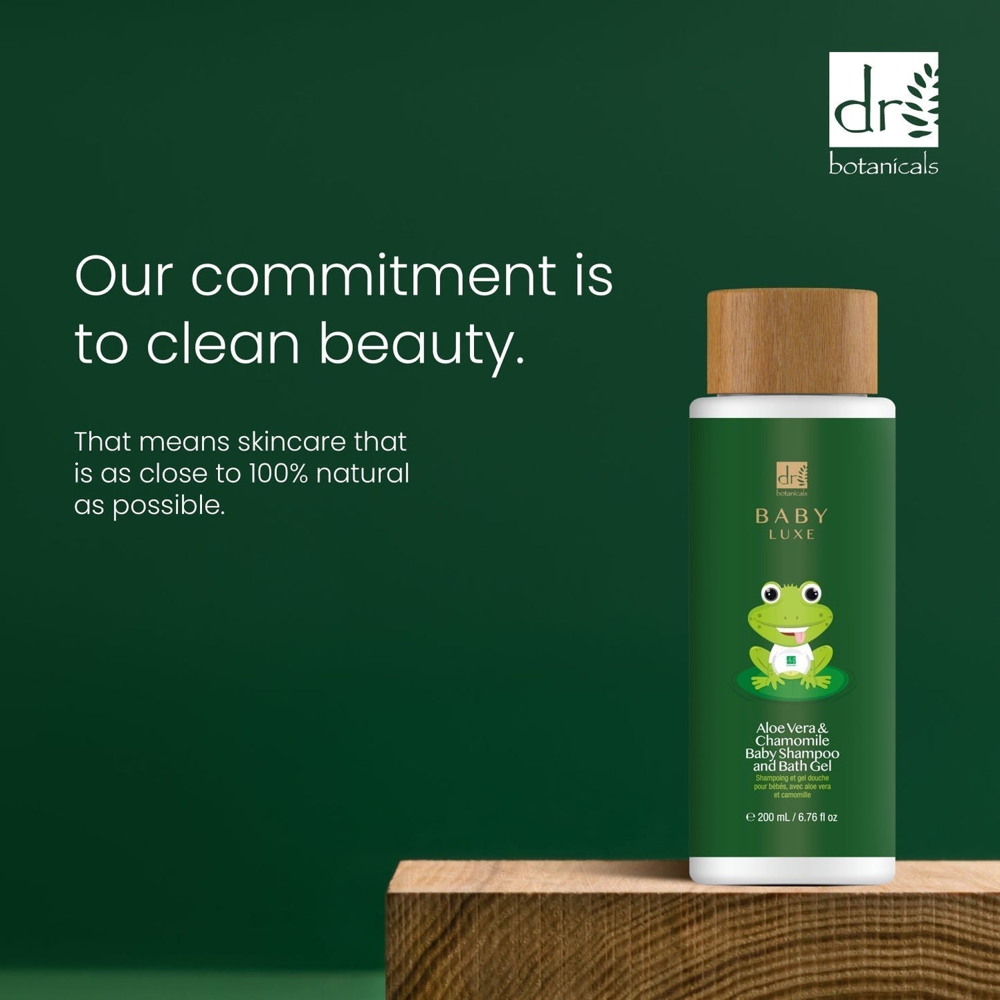 Dr Botanicals Baby Lux Aloe Vera & Chamomile Baby Shampoo & Bath Gel 200ml