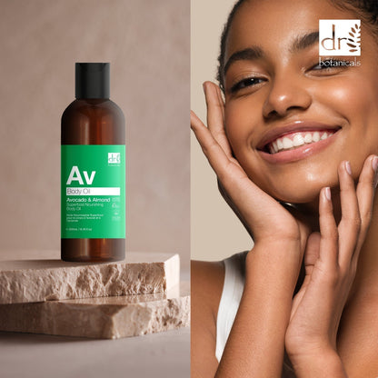 Dr Botanicals Avocado & Almond Superfood Nourishing Body Oil 200ml