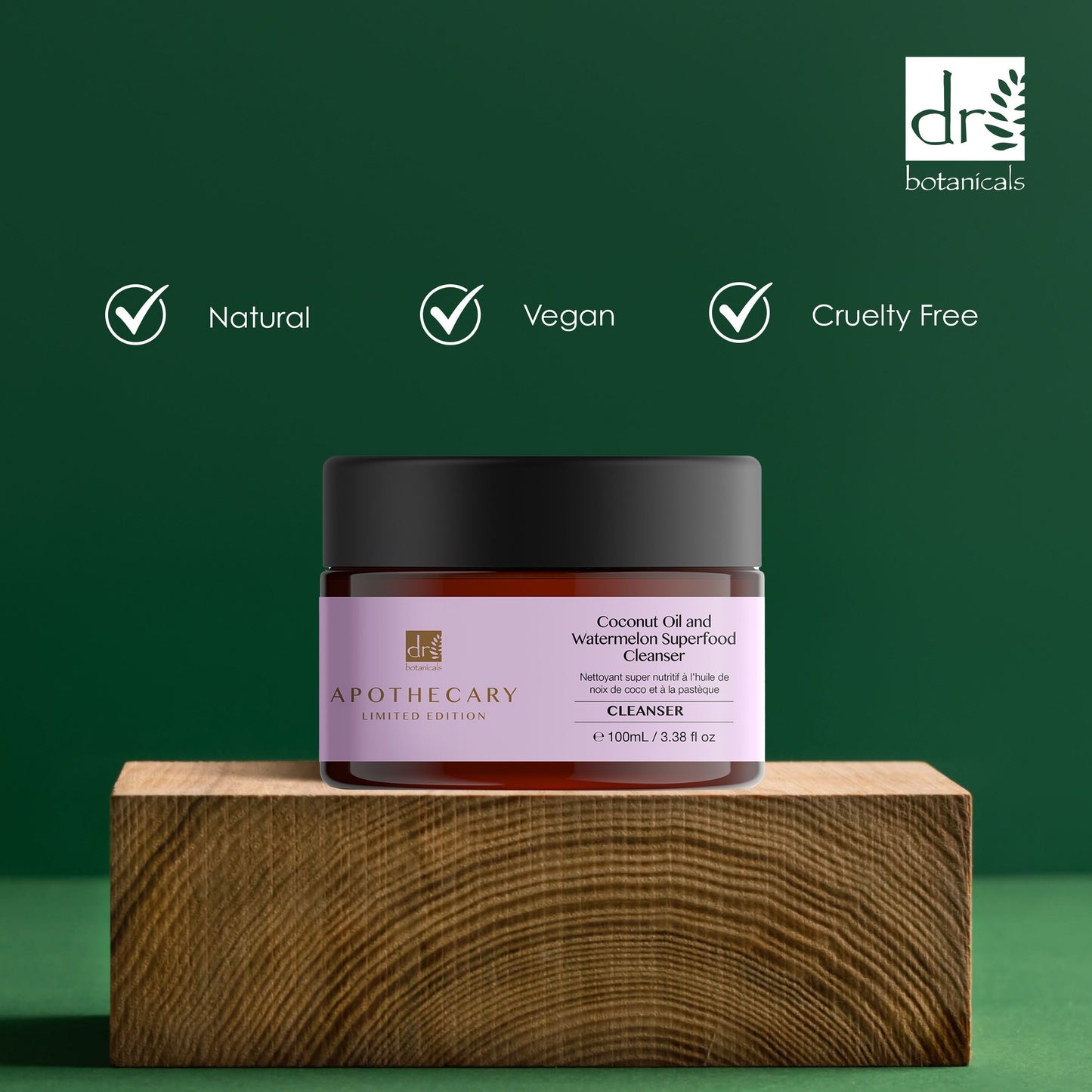 Dr Botanicals Coconut Oil & Watermelon Superfood Cleanser 100ml