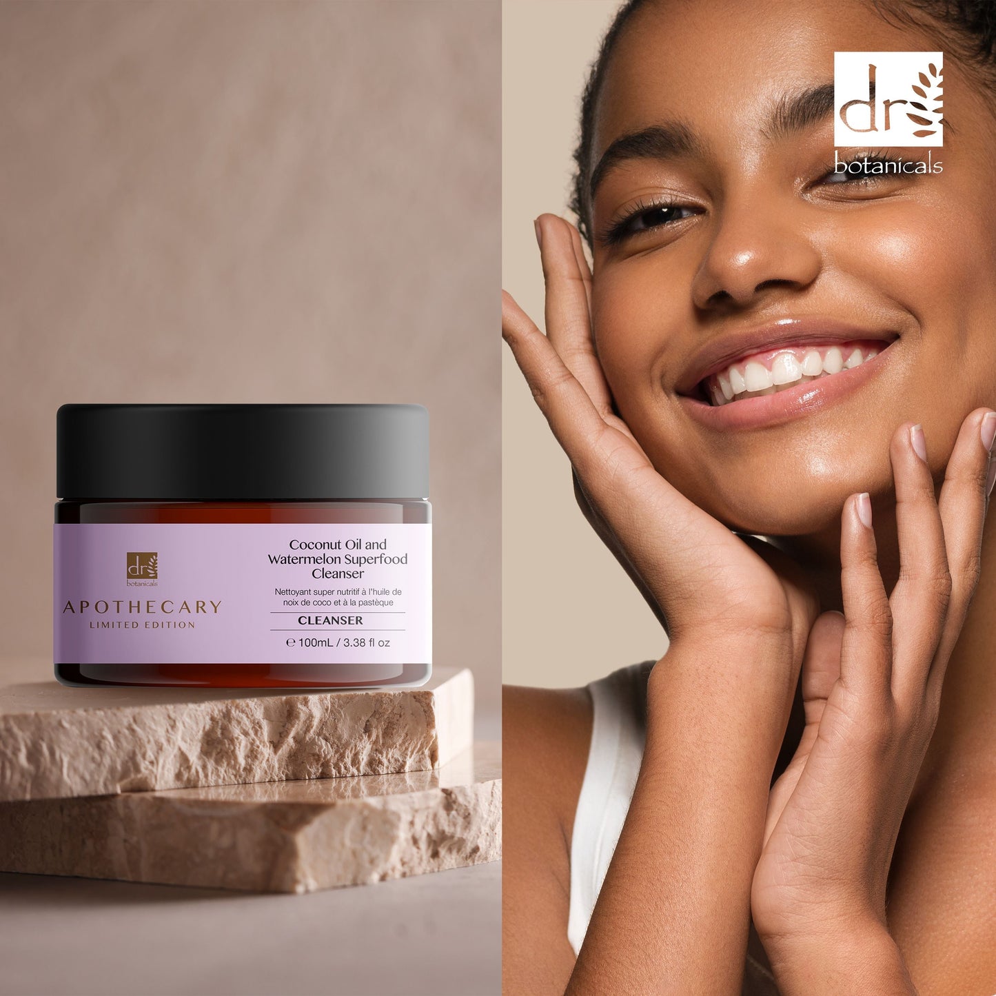 Dr Botanicals Coconut Oil & Watermelon Superfood Cleanser 100ml