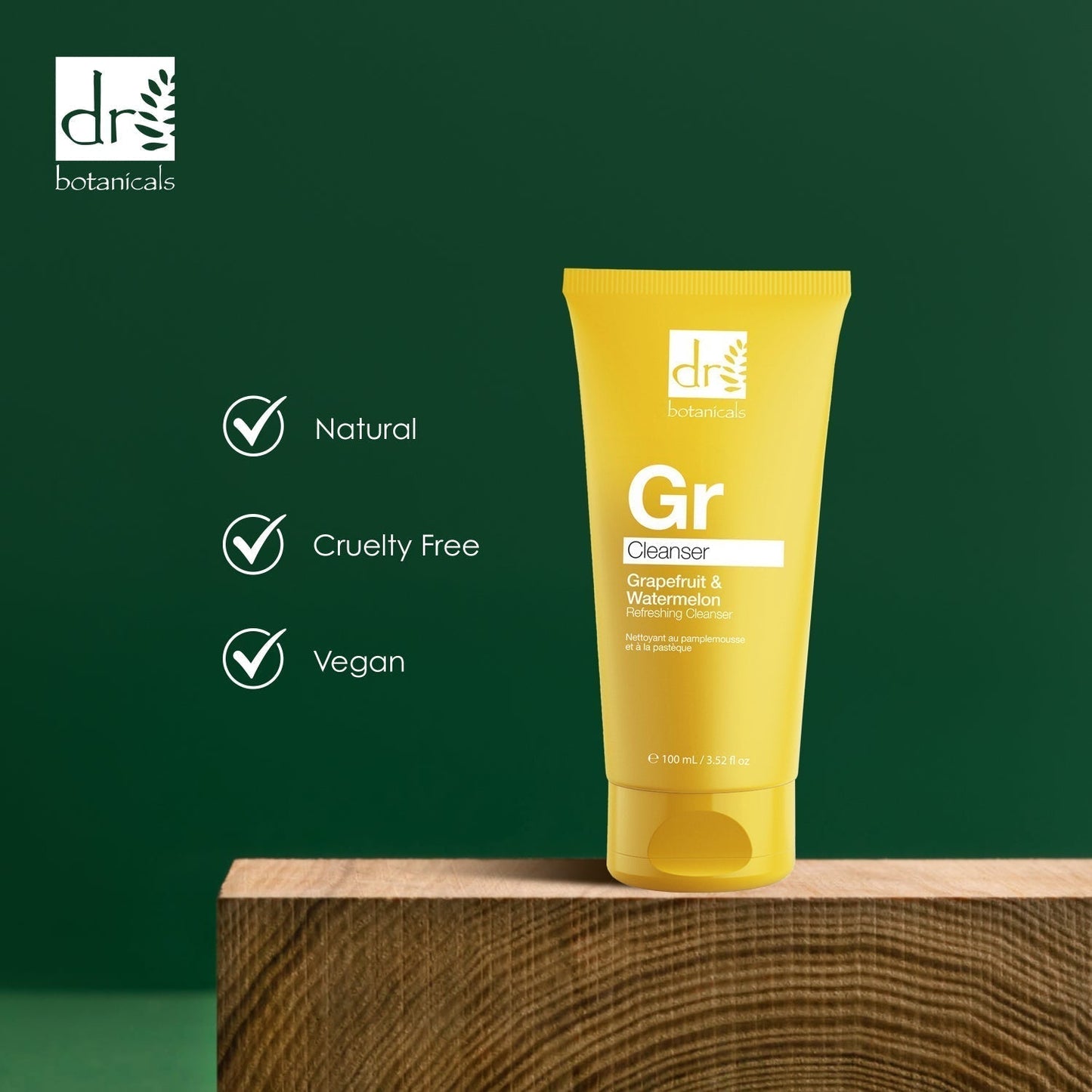 Dr Botanicals Grapefruit & Watermelon Refreshing Cleanser 100ml