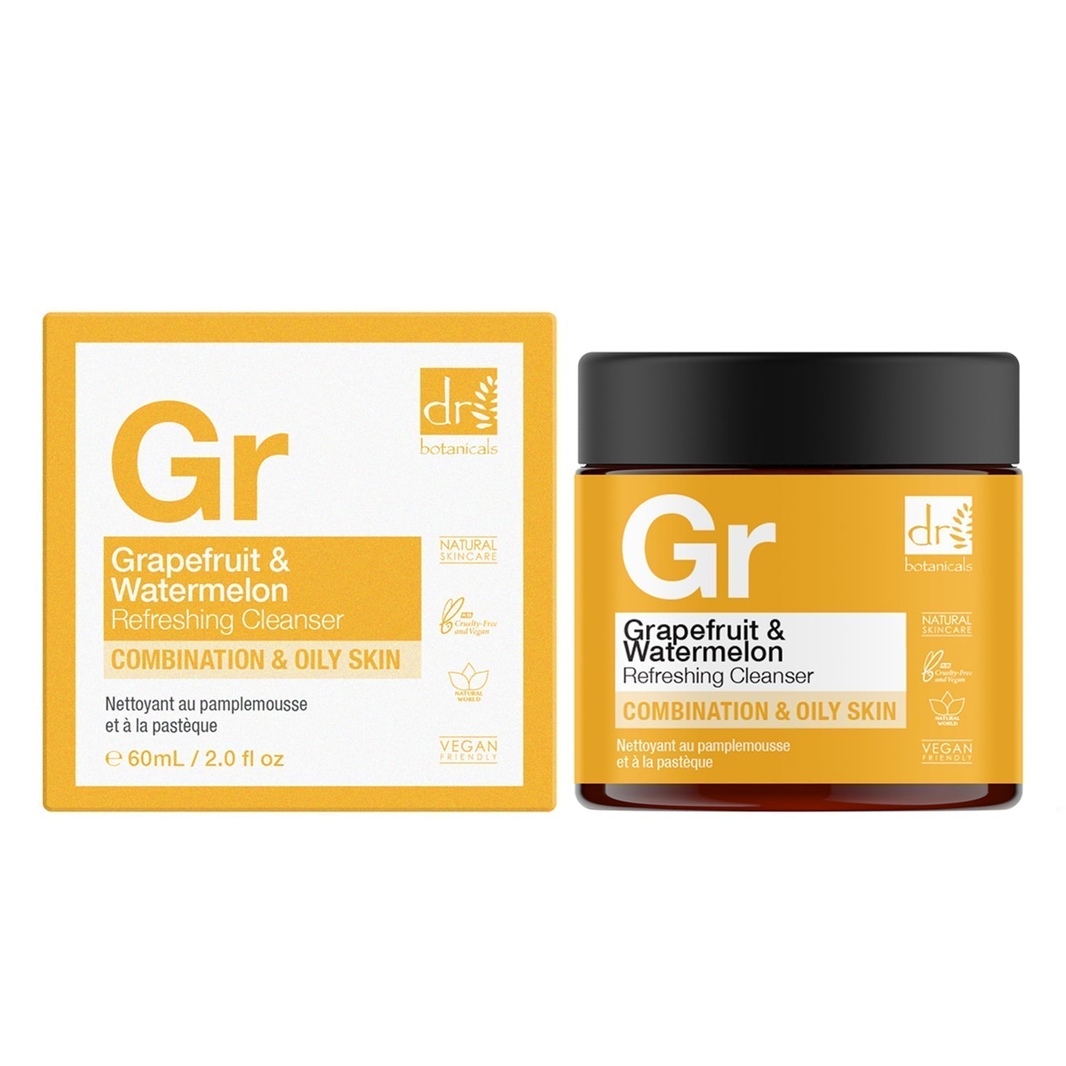 Dr Botanicals Grapefruit & Watermelon Refreshing Cleanser 60ml