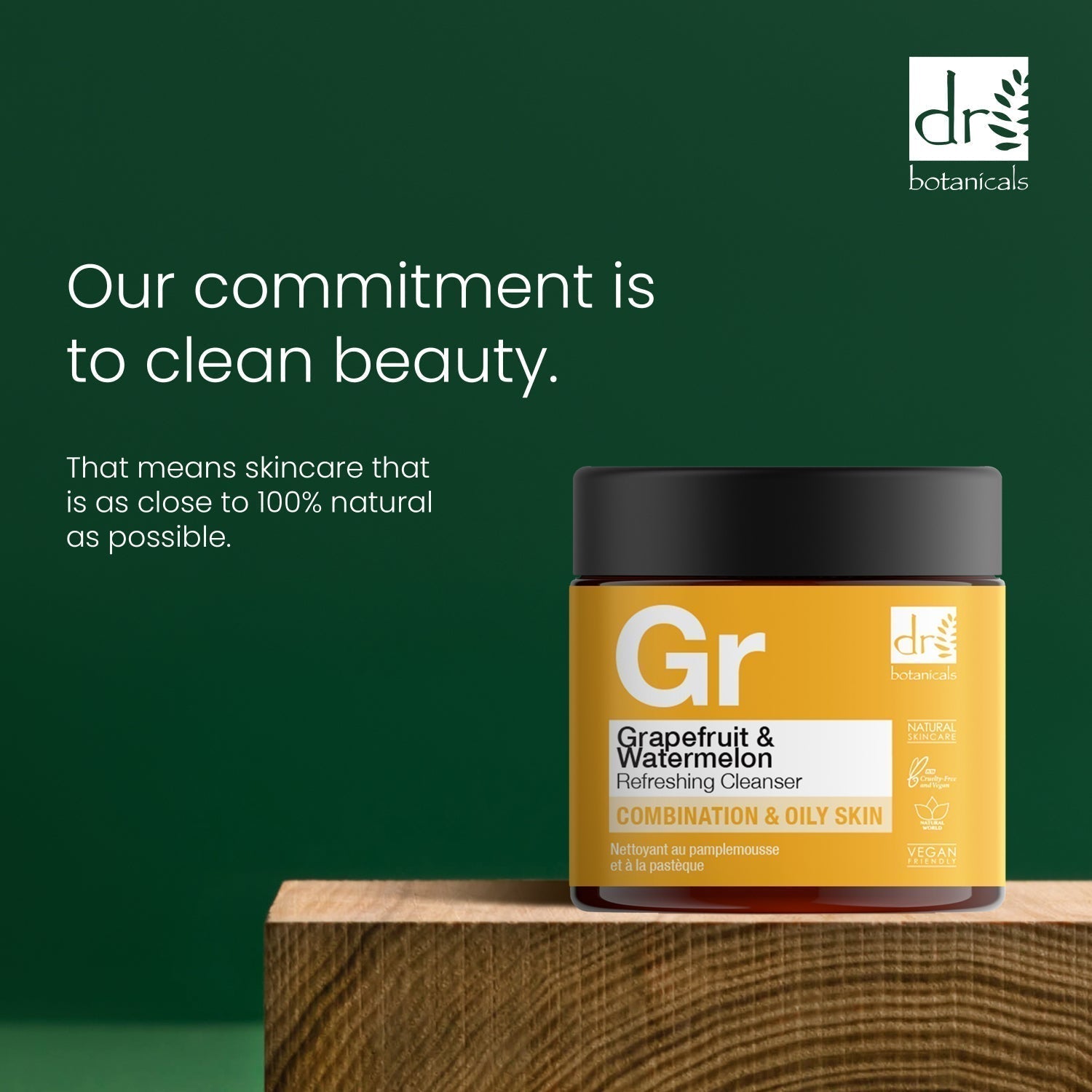 Dr Botanicals Grapefruit & Watermelon Refreshing Cleanser 60ml