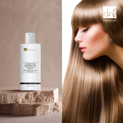 Dr Botanicals Moroccan Oil, Shea Butter & Argan Oil Complete Daily Conditioner 250ml