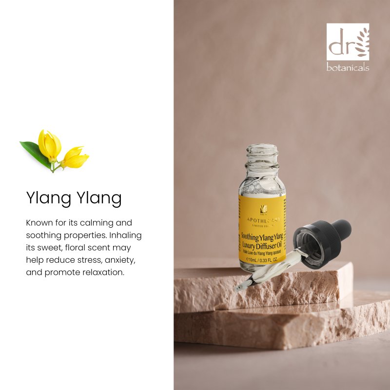 Dr Botanicals Soothing Ylang Ylang Luxury Diffuser Oil 10ml