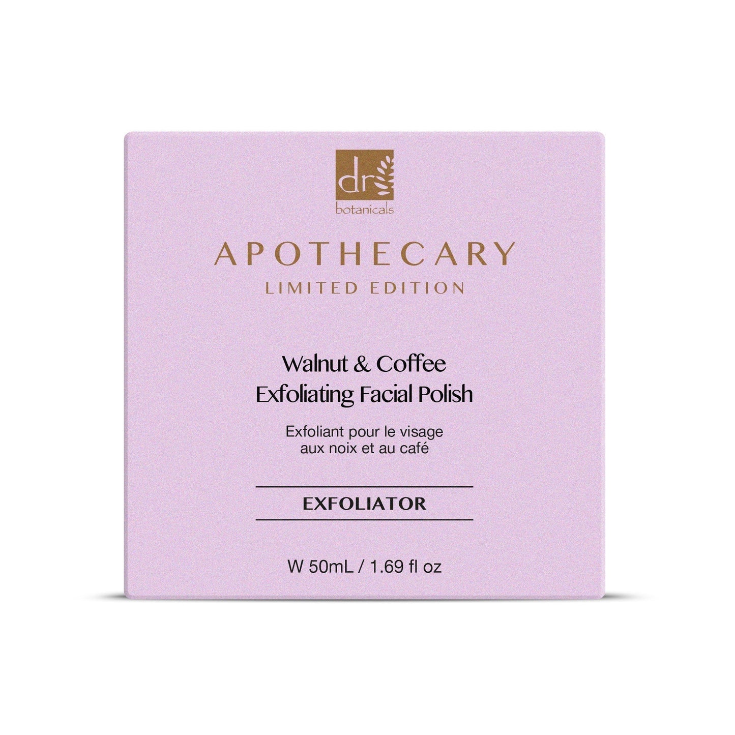 Dr Botanicals Walnut & Coffee Exfoliating Facial Polish 50ml