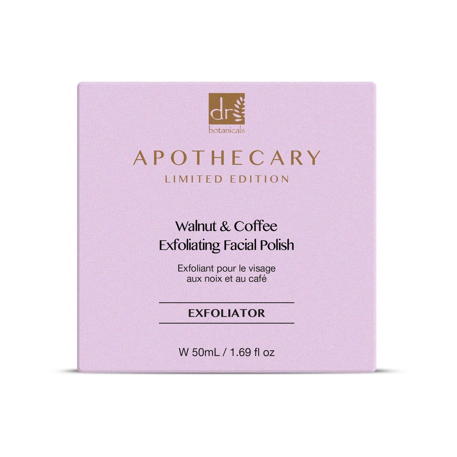 Dr Botanicals Walnut & Coffee Exfoliating Facial Polish 50ml