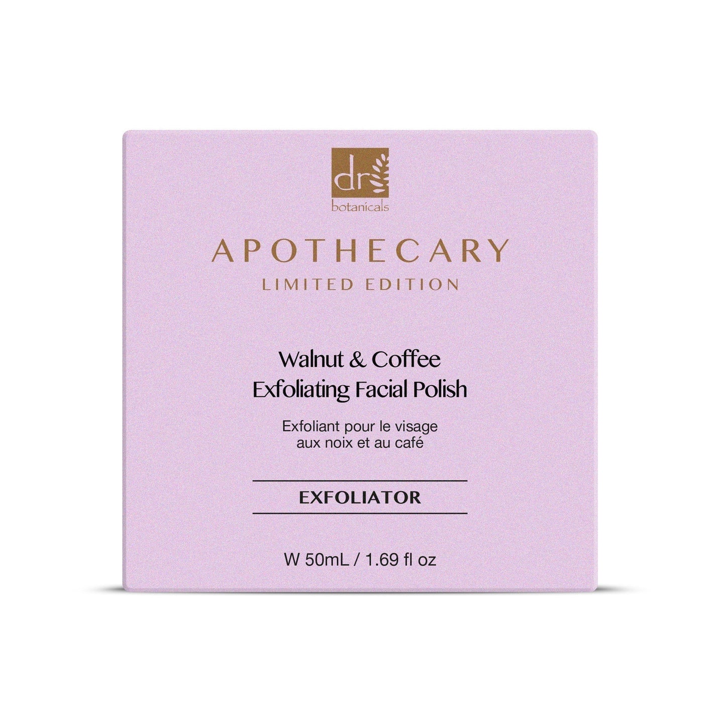 Dr Botanicals Walnut & Coffee Exfoliating Facial Polish 50ml