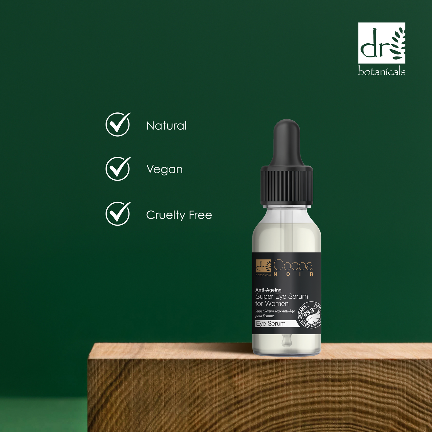 Dr Botanicals Cocoa Noir Anti-Aging Super Eye Serum for Women 15ml