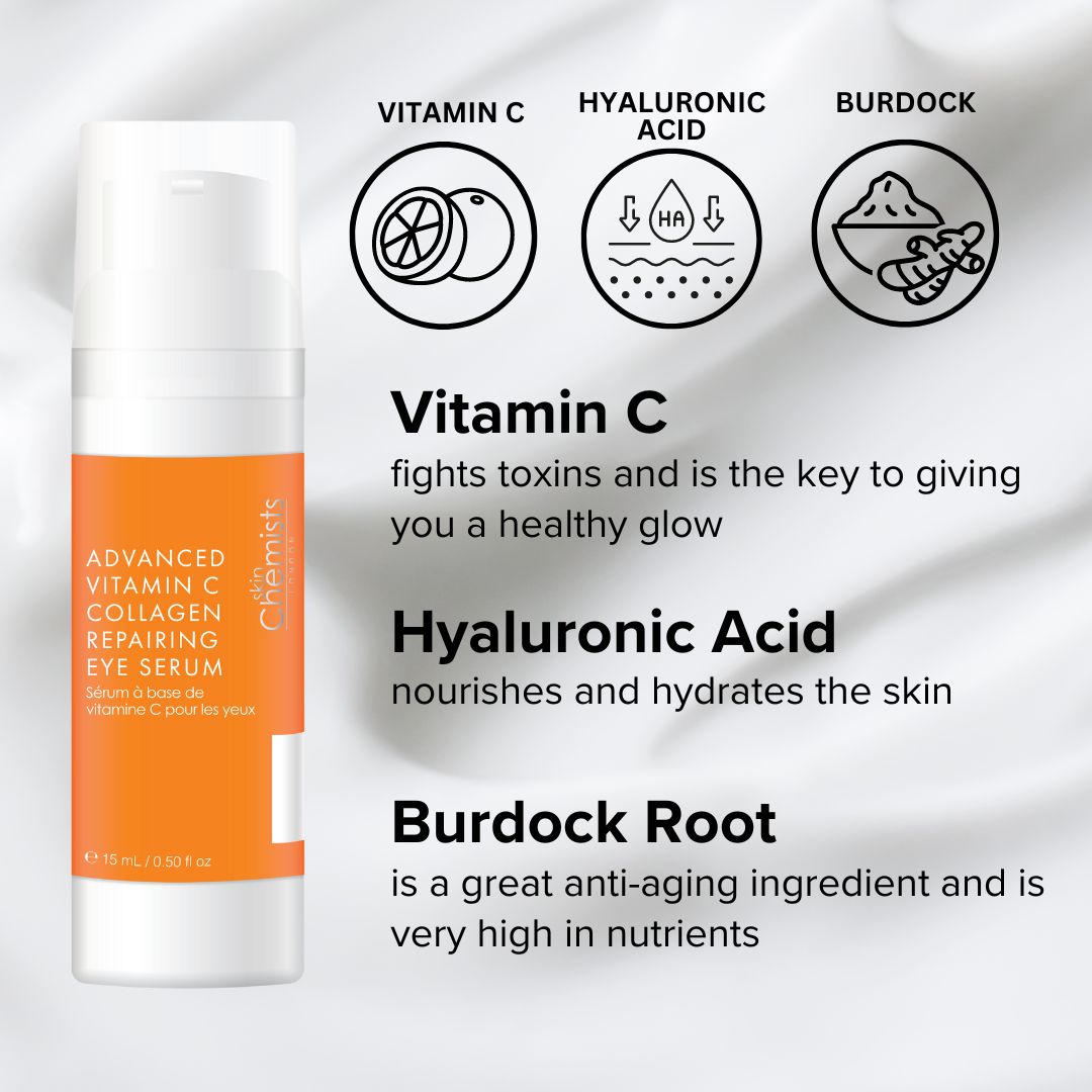 skinChemists Advanced Vitamin C Collagen Repairing Eye Serum 15ml