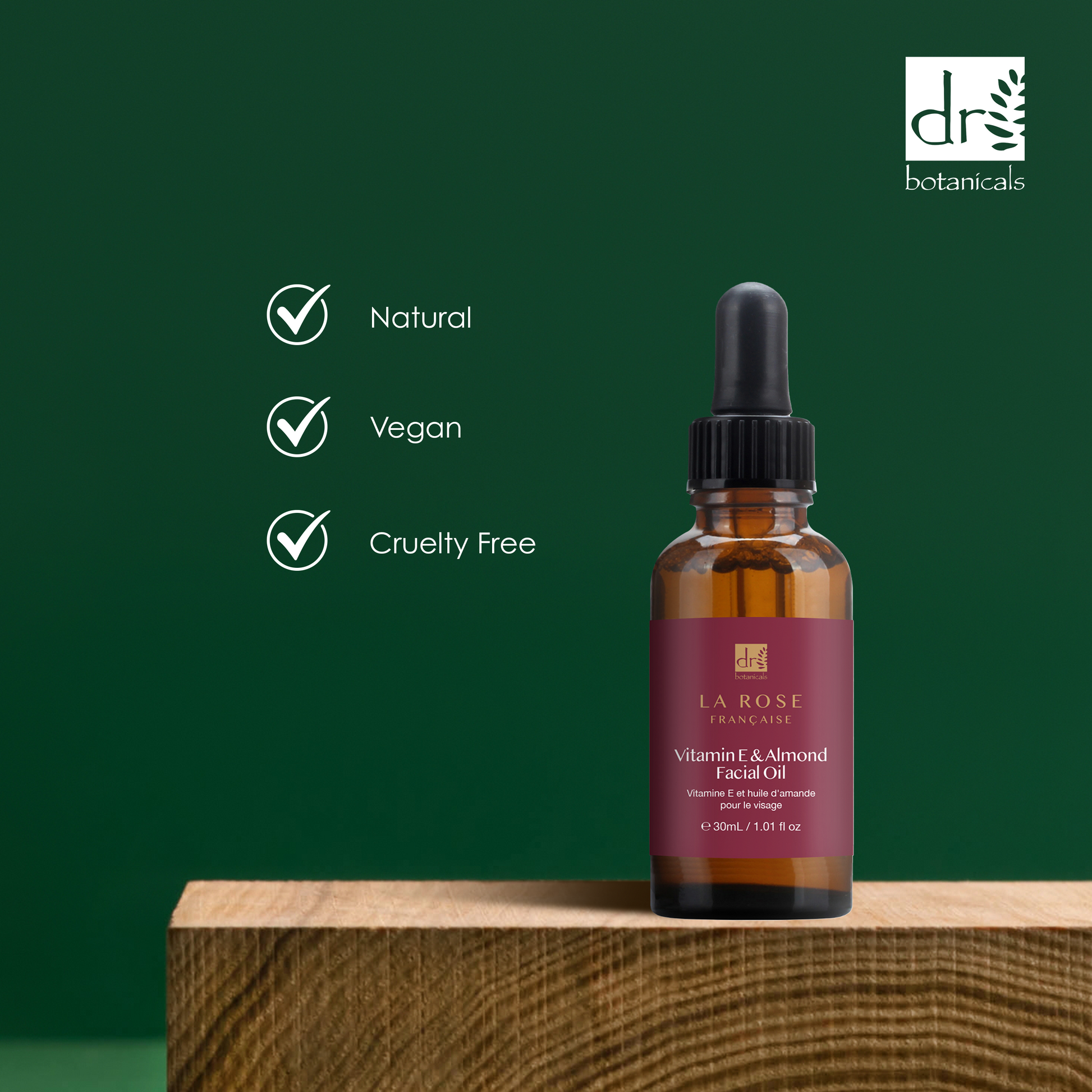 Dr Botanicals La Rose Francaise Facial Oil 30ml