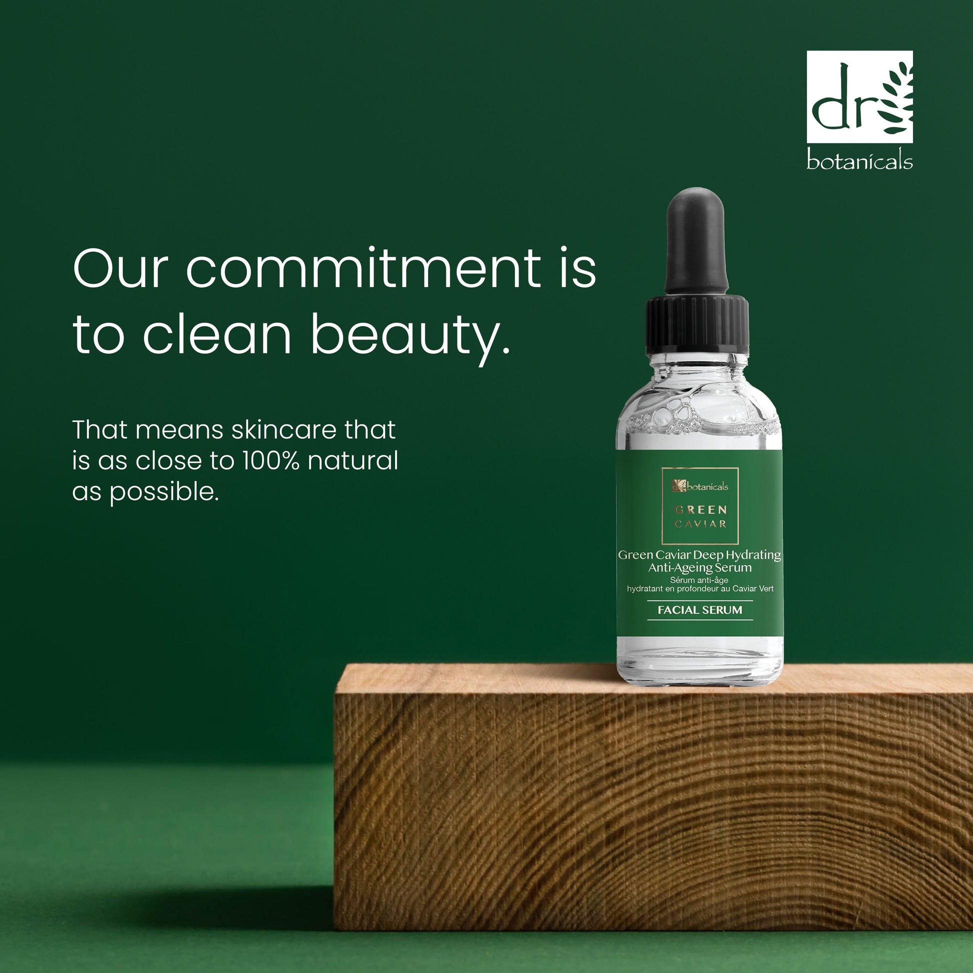 Dr Botanicals Green Caviar Deep Hydrating Anti-Aging Serum 30ml