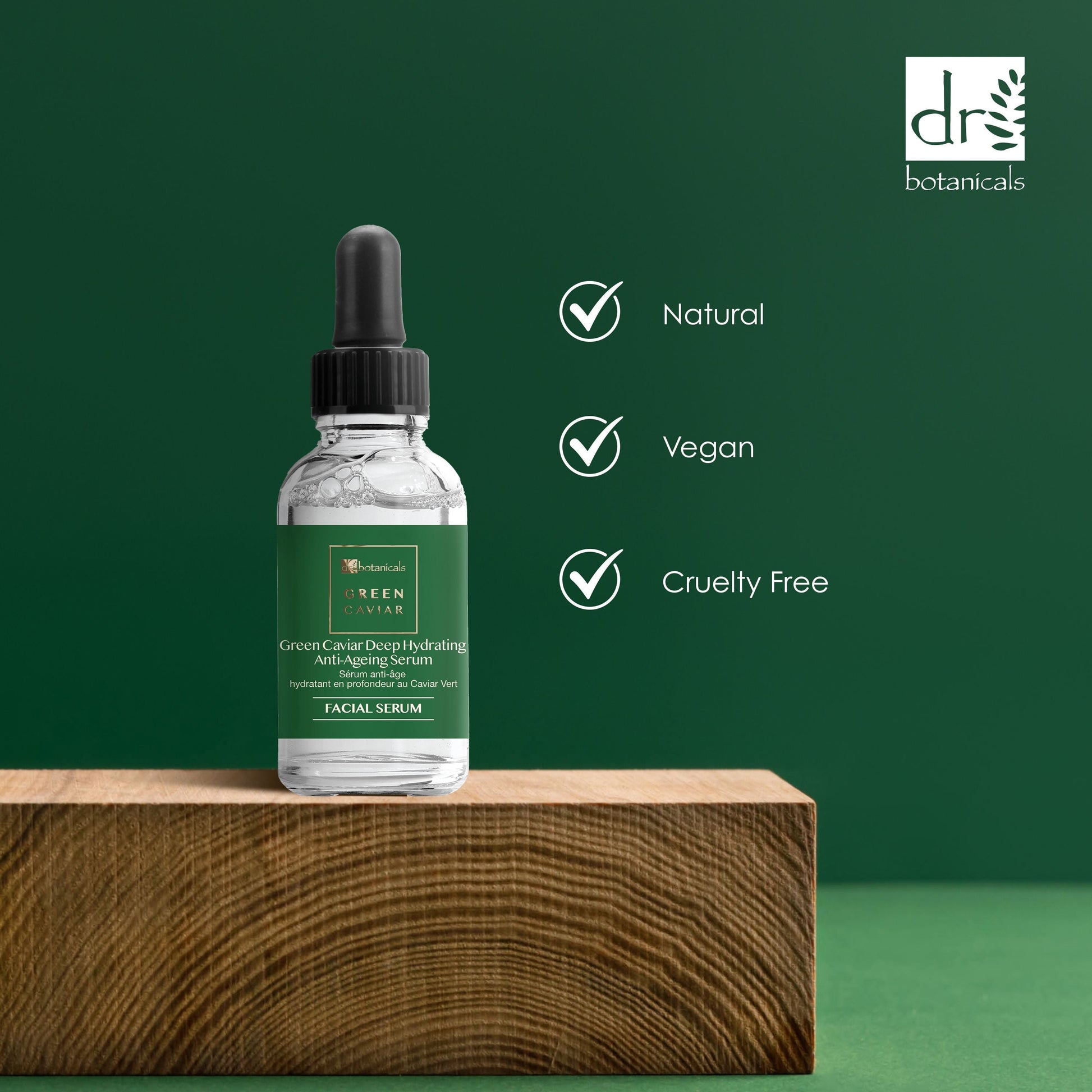 Dr Botanicals Green Caviar Deep Hydrating Anti-Aging Serum 30ml