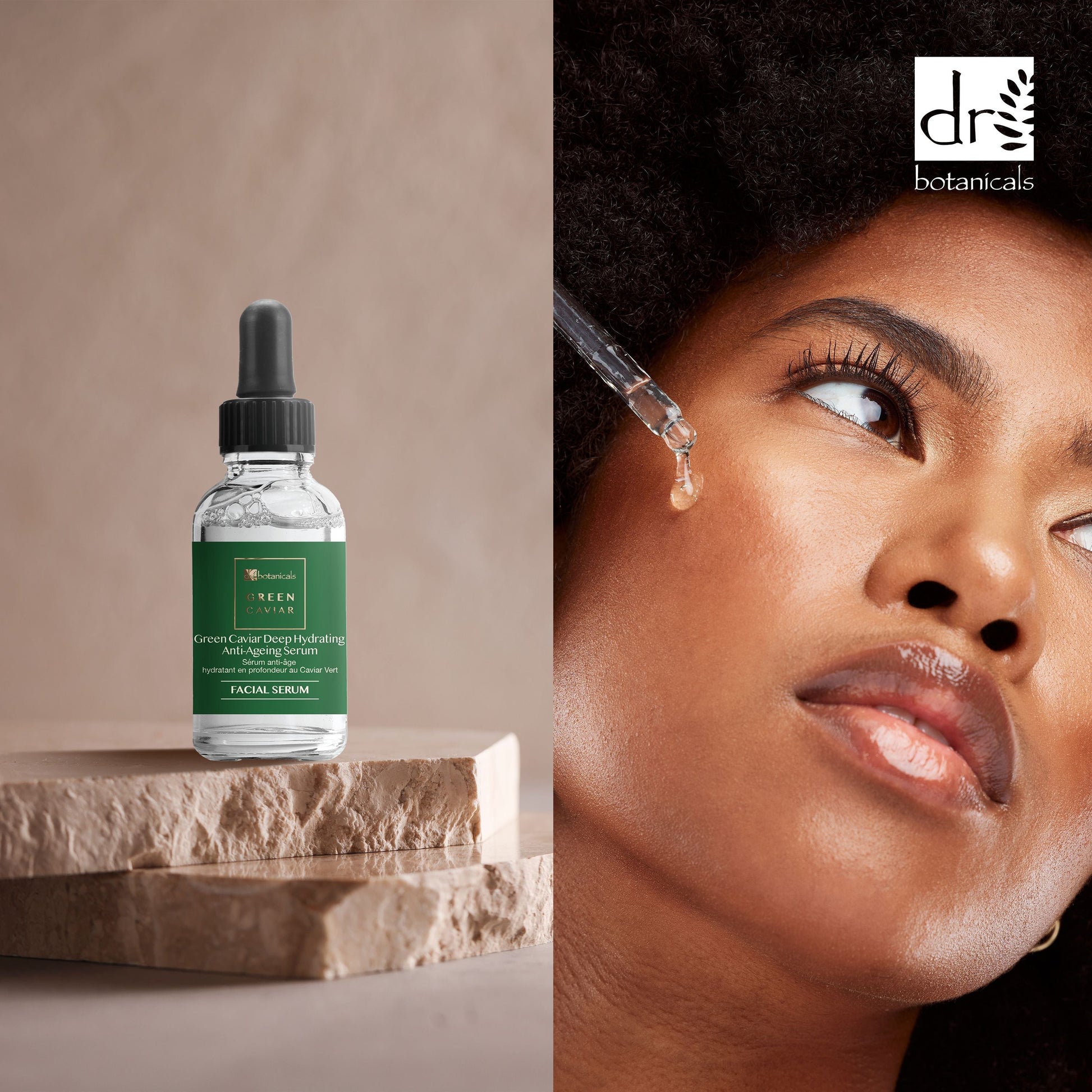 Dr Botanicals Green Caviar Deep Hydrating Anti-Aging Serum 30ml