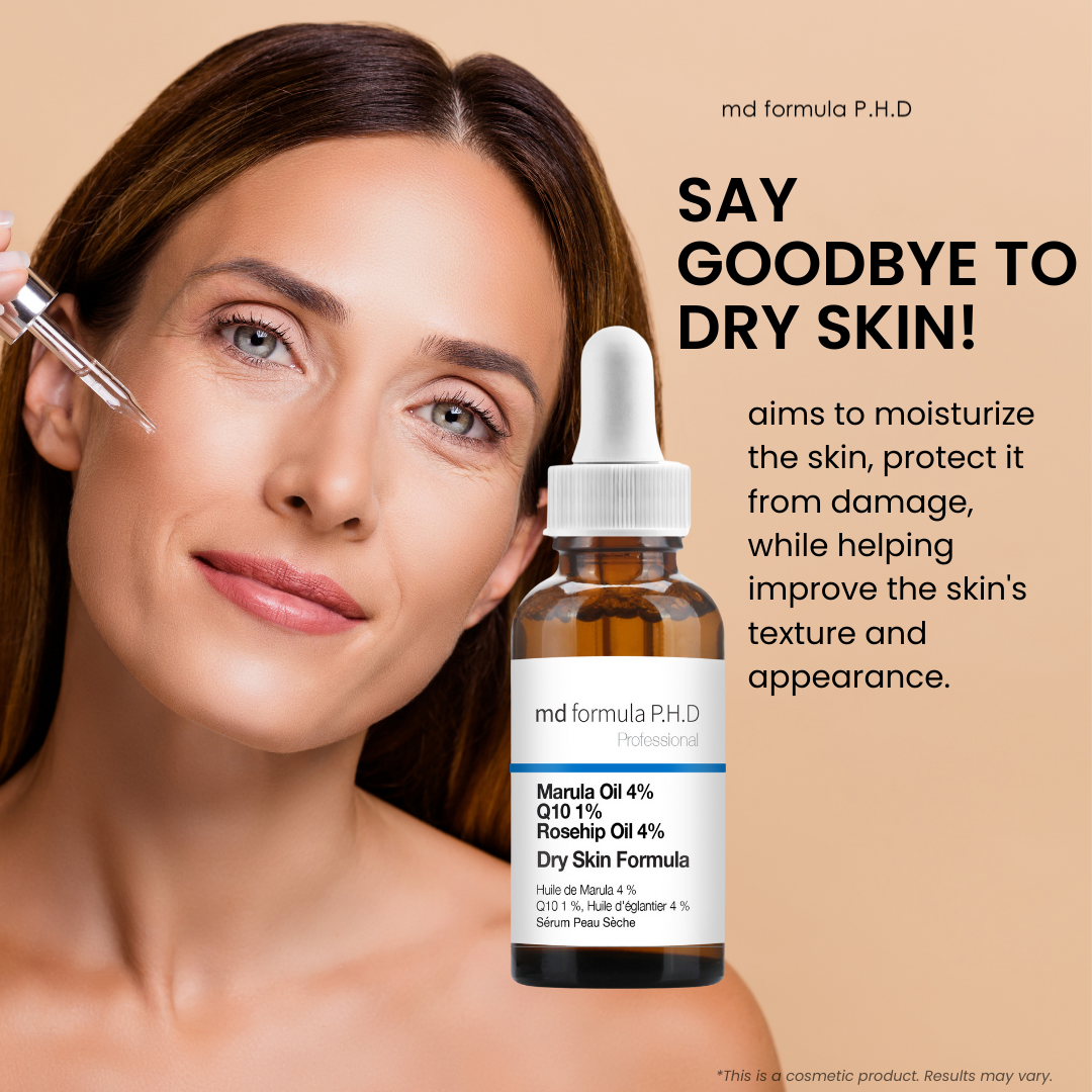 MD Formula Dry Skin Serum Marulua Oil 4%, Q10 1%, Rosehip Oil 4% 30ml