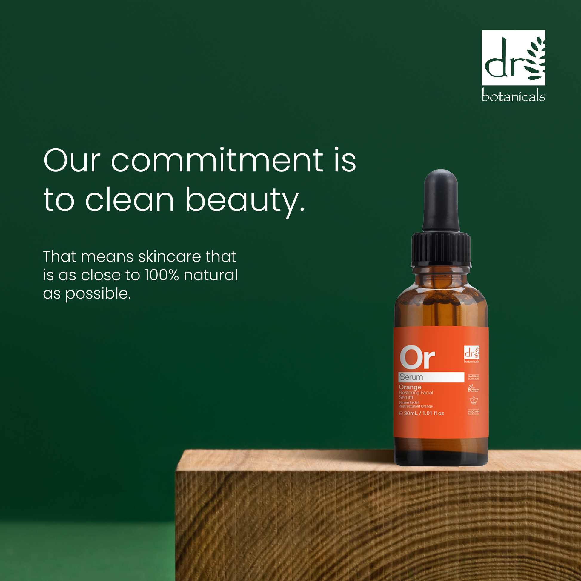 Dr Botanicals Orange Restoring Facial Serum 30ml