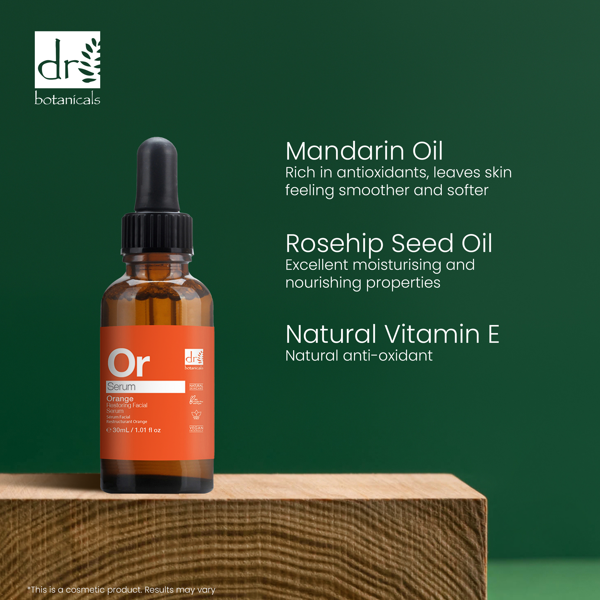 Dr Botanicals Orange Restoring Facial Serum 30ml