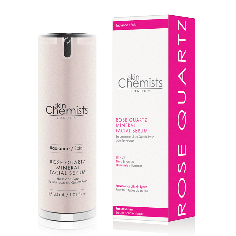 skinChemists Rose Quartz Mineral Facial Serum 30ml