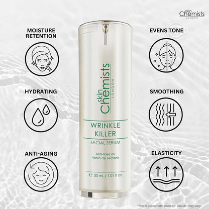 skinChemists Wrinkle Killer 4% Syn-Ake Facial Serum 30ml