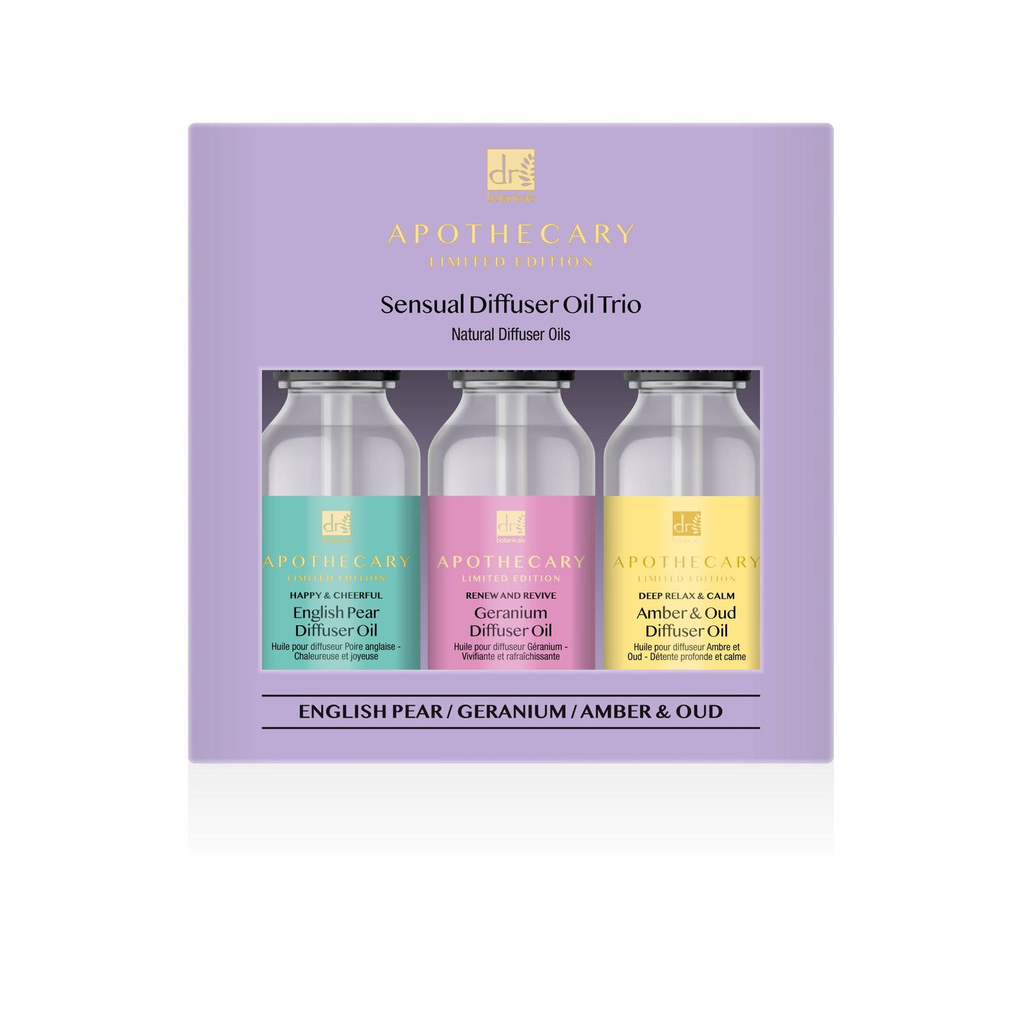 Dr Botanicals Sensual Diffuser Oil Trio